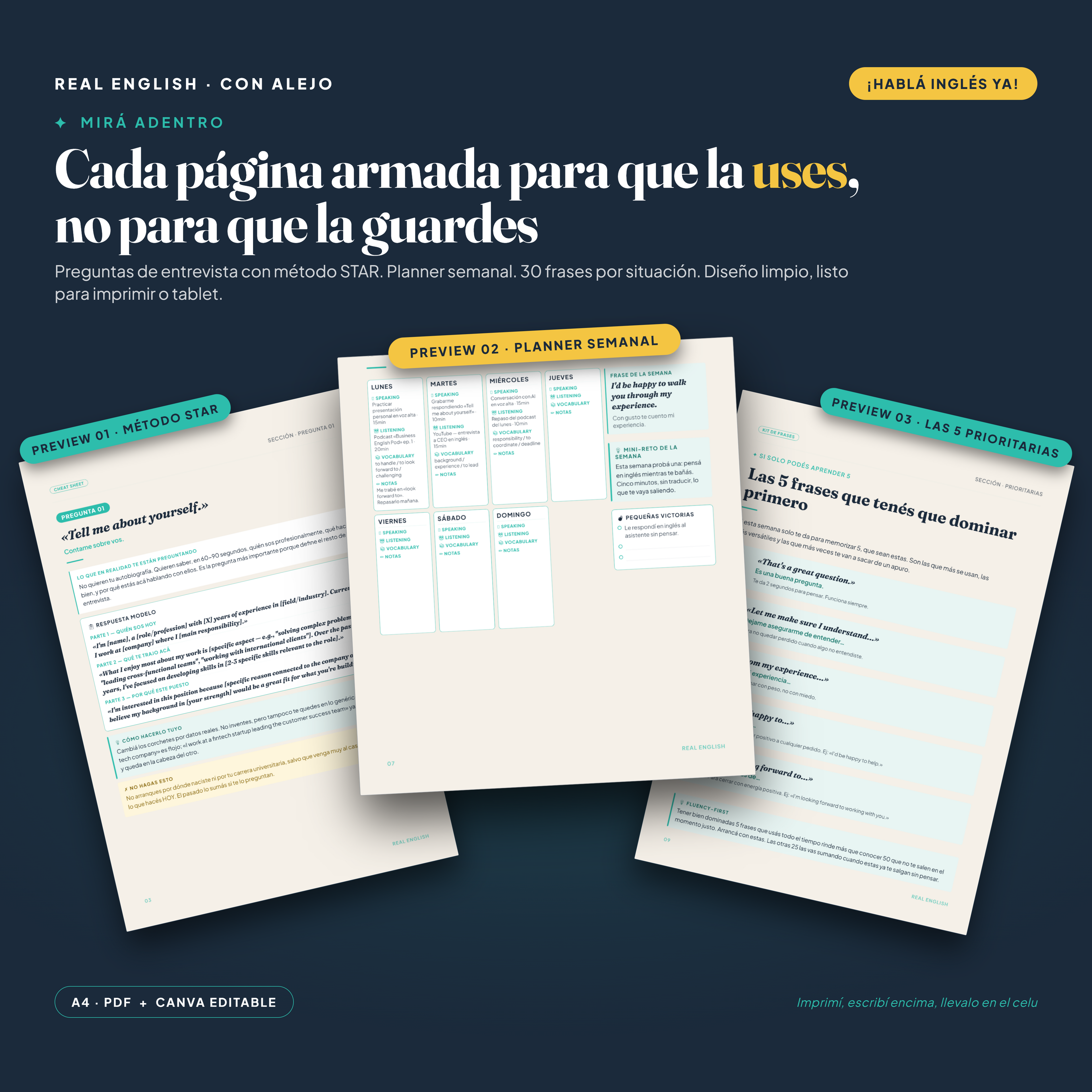 ¡Hablá Inglés YA! - Dejá de estudiar, empezá a hablar.