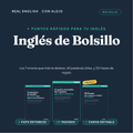 El inglés que te falta, ordenado en 3 guías de bolsillo.